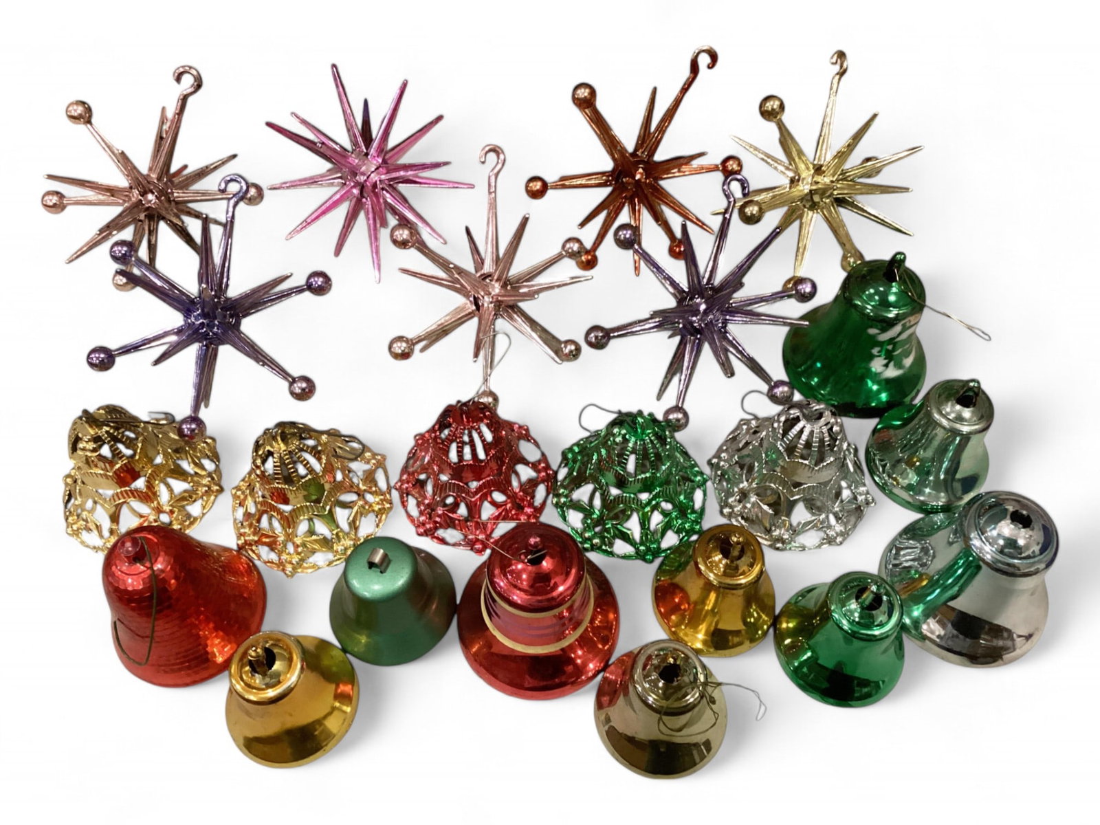 Bradford Plastic Ornaments Including Atomic Star Bursts (1 of 2)