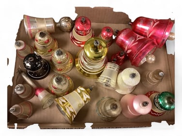 Vintage Glass Bell Ornaments