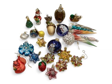 Assorted Old World Figural Christmas Ornaments