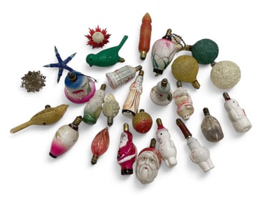 Vintage Lot of Milk Glass Figural Lights and Others