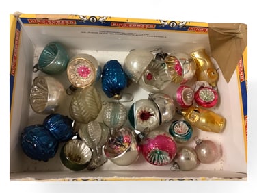 Vintage Small Glass Ornaments