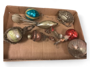 Vintage Eclectic Holiday Ornaments