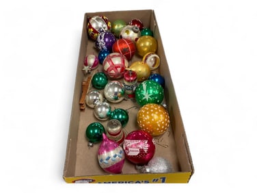 Vintage Christmas Ornaments.