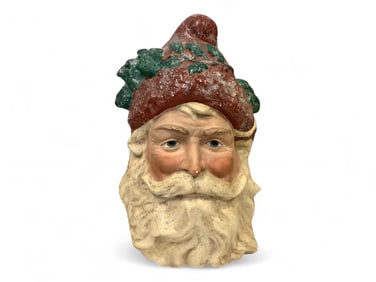 Vintage Style Hand Painted Santa