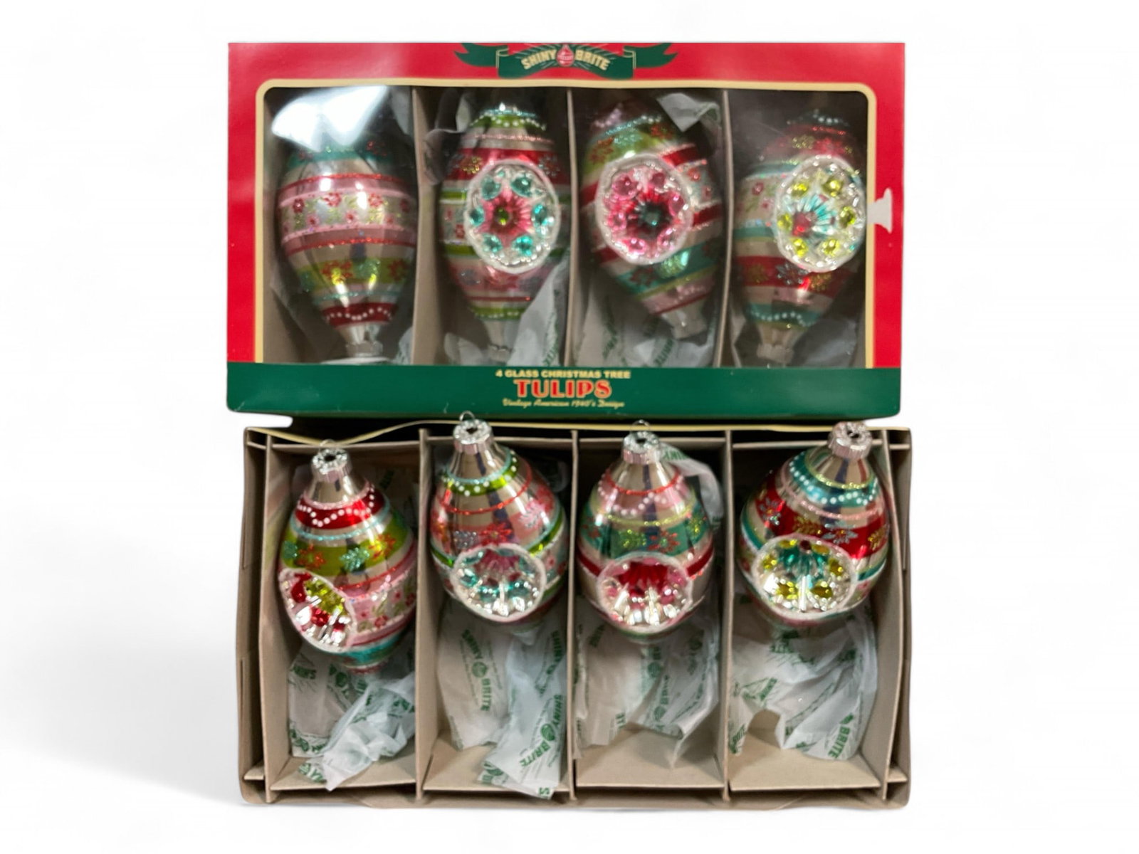 Christopher Radko Shiny Brite Ornaments. Tulips (1 of 3)