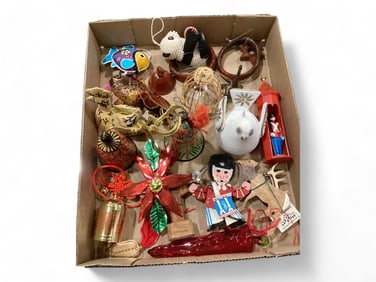 Lot of Miscellaneous Christmas Ornaments of the World