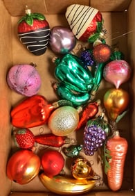 Food Christmas Tree Ornaments Range from 1.5" to 4".