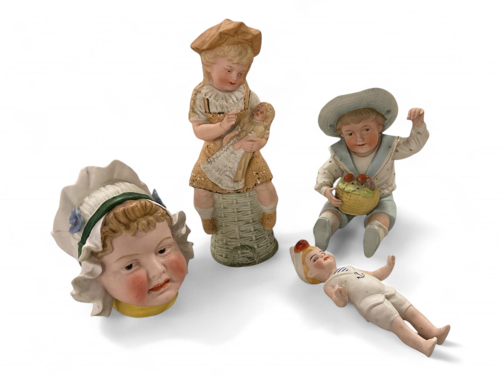 Vintage Bisque Figurines (1 of 2)