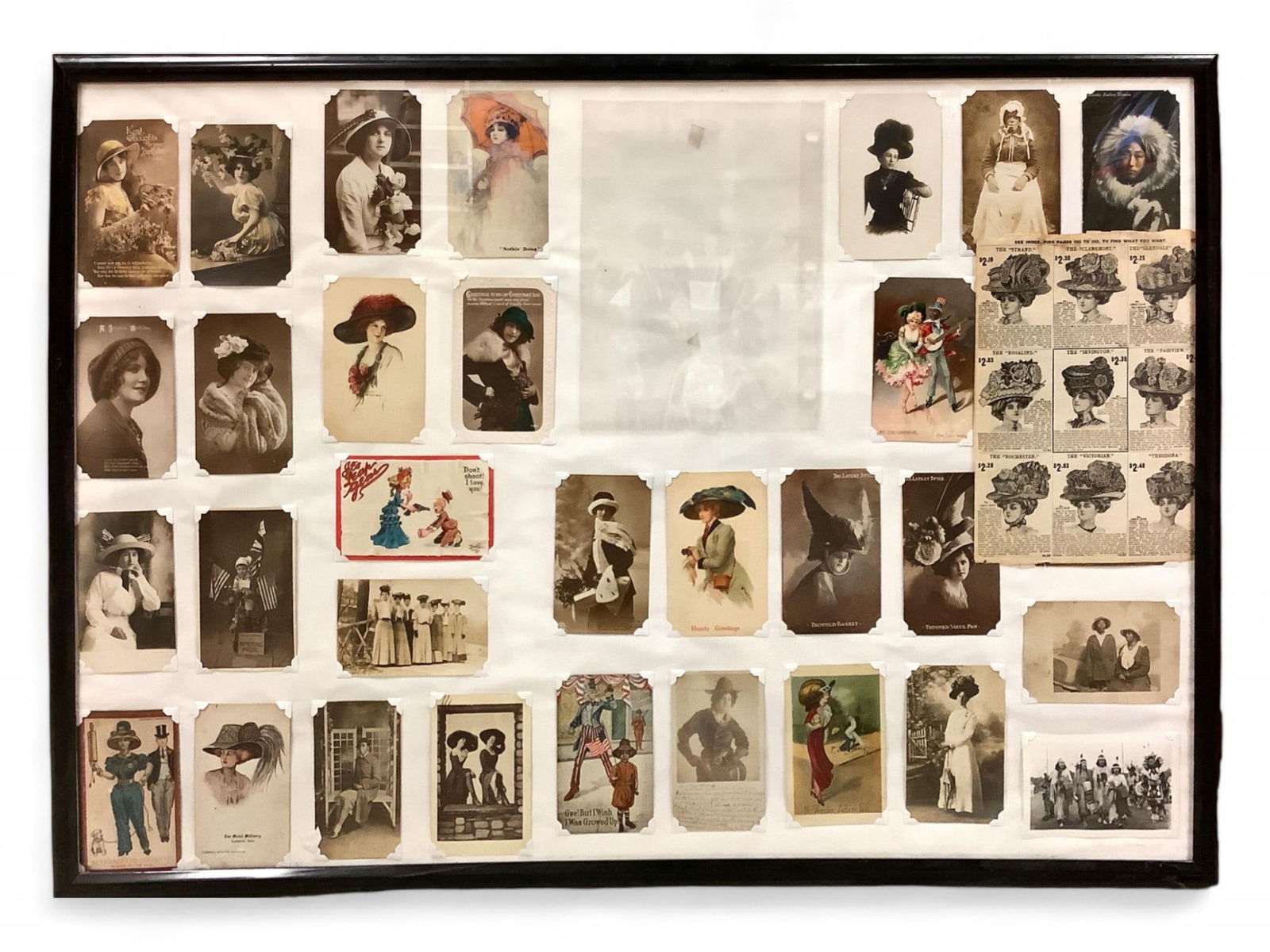 Vintage Fashion Related Postcards, Photographs & Advertising 28 x 40 3/4 in. (71.1 x 103.5 cm.) (1 of 5)