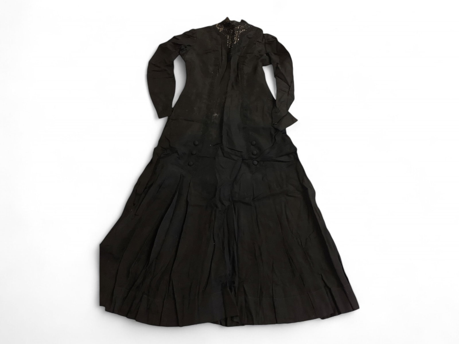 Antique Black Mourning Dress: Antique Black Mourning Dress Appears to be a size SM - MD