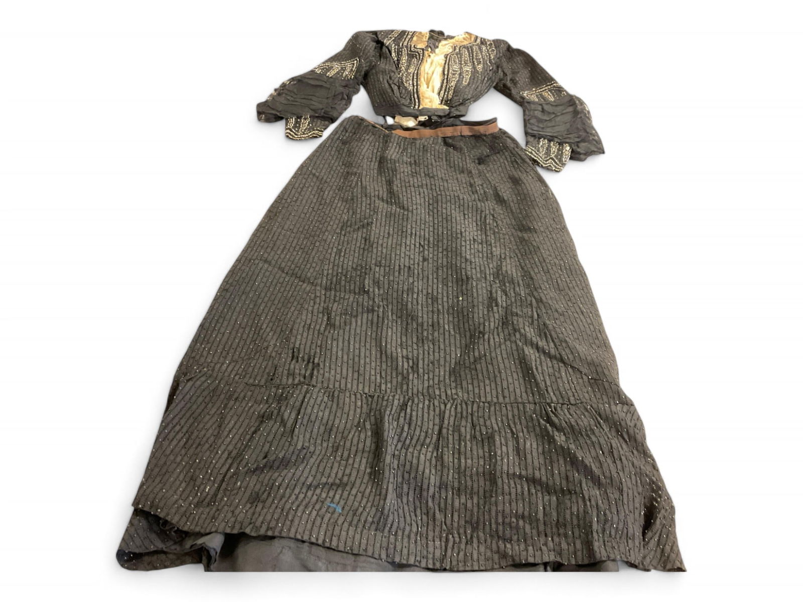 Victorian Black-beaded Dress. (1 of 6)