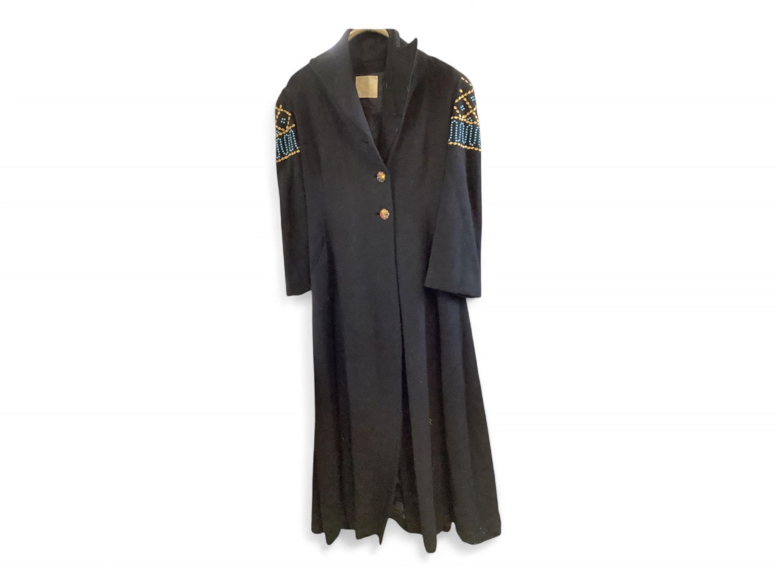 Black Coat with Bead Work (1 of 6)