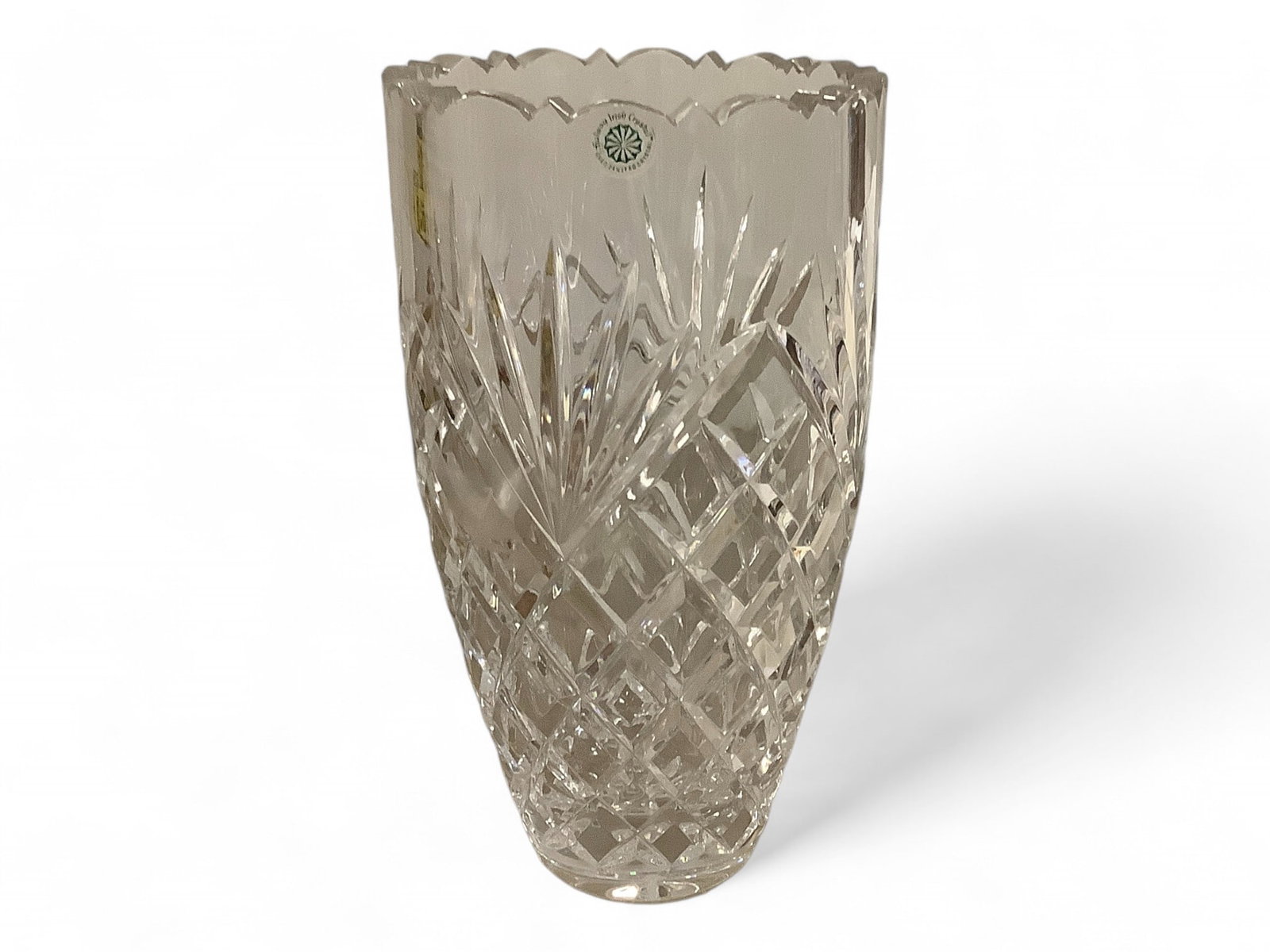 Galway Irish Crystal Vase: Galway Irish Crystal Vase Galway Irish Crystal Vase 10" high