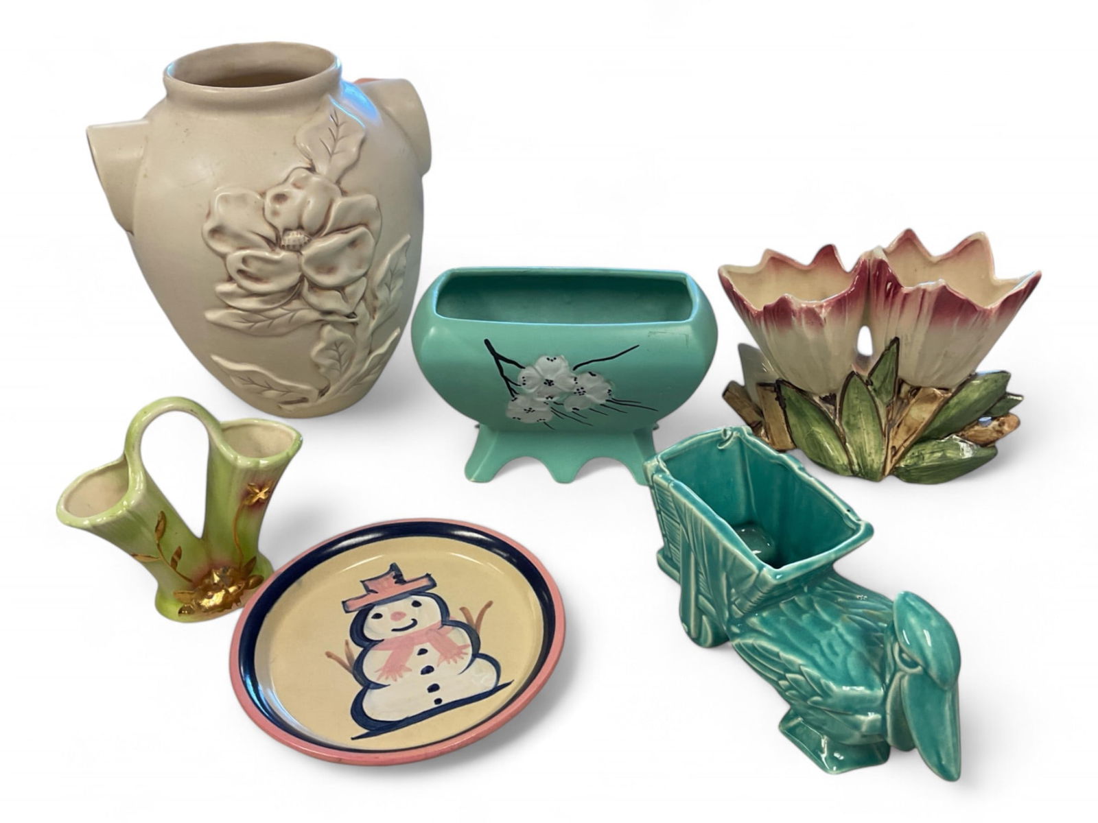 McCoy and Red Wing Pottery of Various Designs (1 of 5)