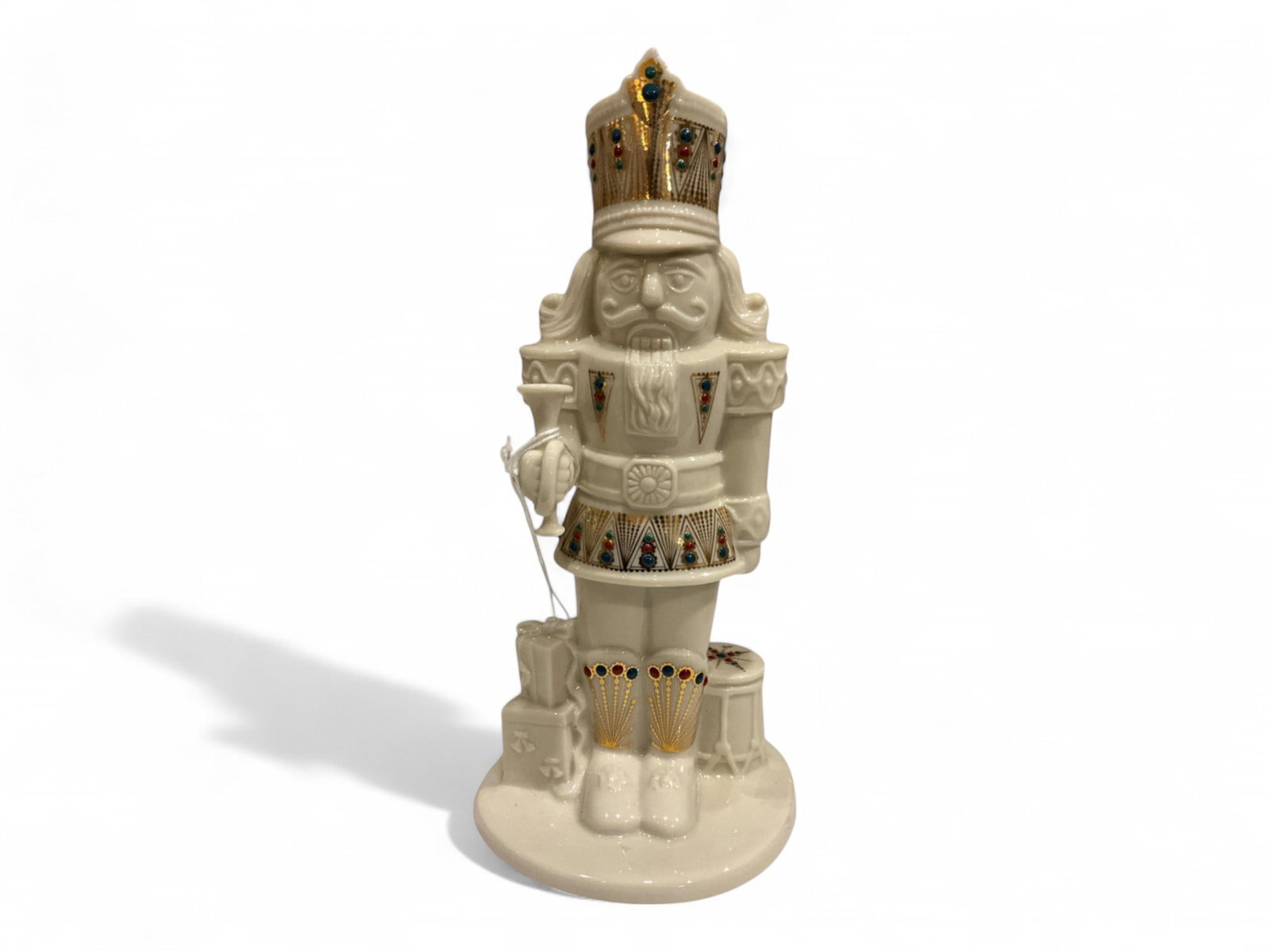 Lenox Jeweled Trumpeter Nutcracker Figurine 8 in. (20.3 cm.): Lenox Jeweled Trumpeter Nutcracker Figurine 8 in. (20.3 cm.)