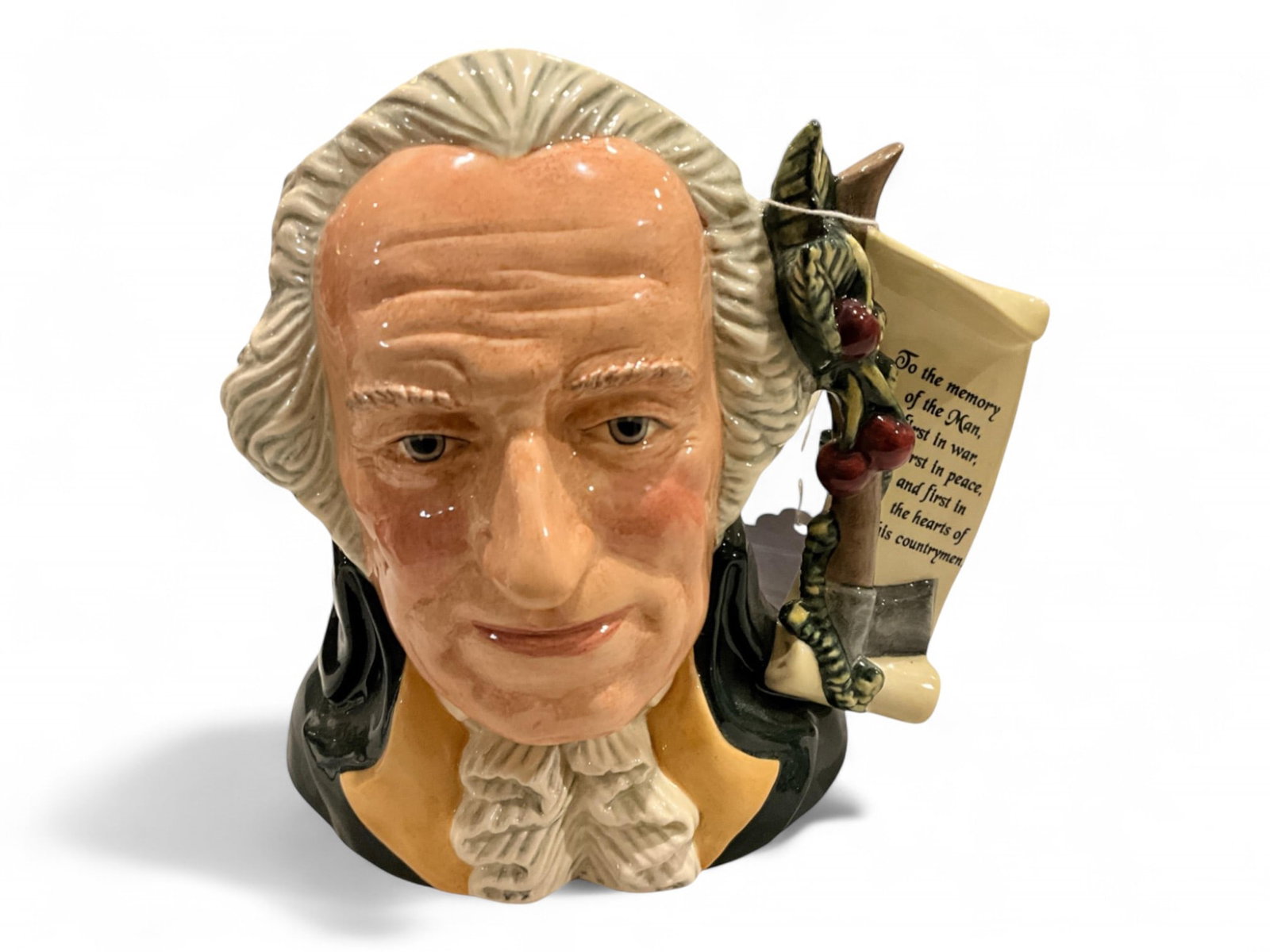 Large Royal Doulton Presidential Series George Washington Character Jug: Large Royal Doulton Presidential Series George Washington Character Jug