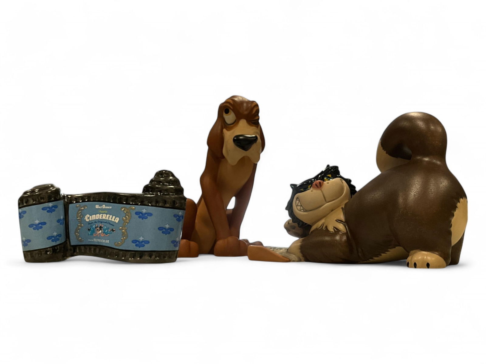 (3) Walt Disney Figurines in Original Box - Cinderella "Opening Title, Bruno: Just Learn to Like (1 of 6)