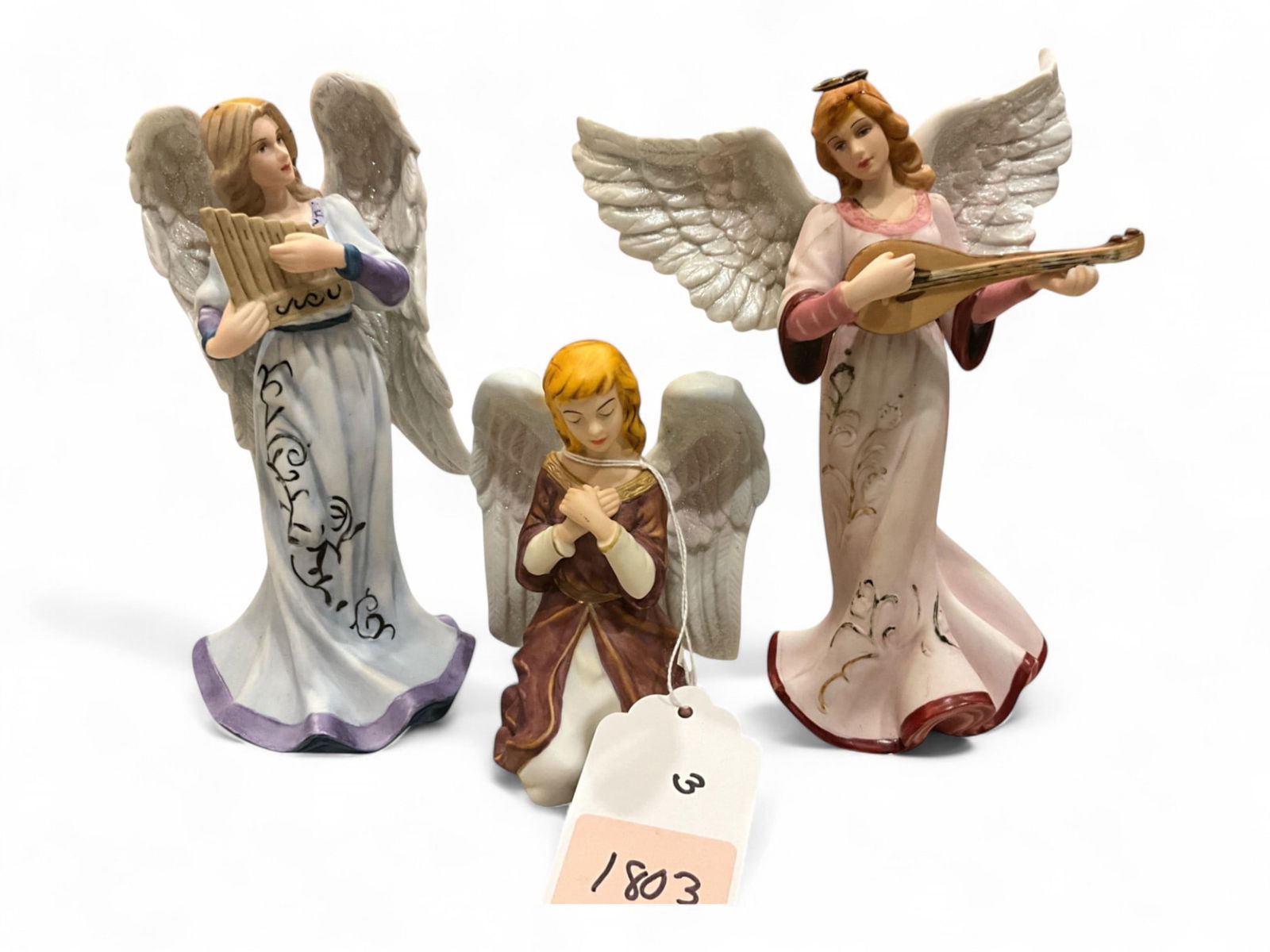 2002-2003 Thomas Kinkade's Nativity Collection "Angels of the Nativity" Figurines (1 of 4)