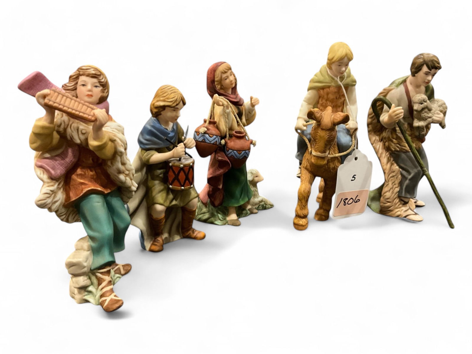 2002-2003 Thomas Kinkade's Nativity Collection "Townspeople of the Nativity" (1 of 6)