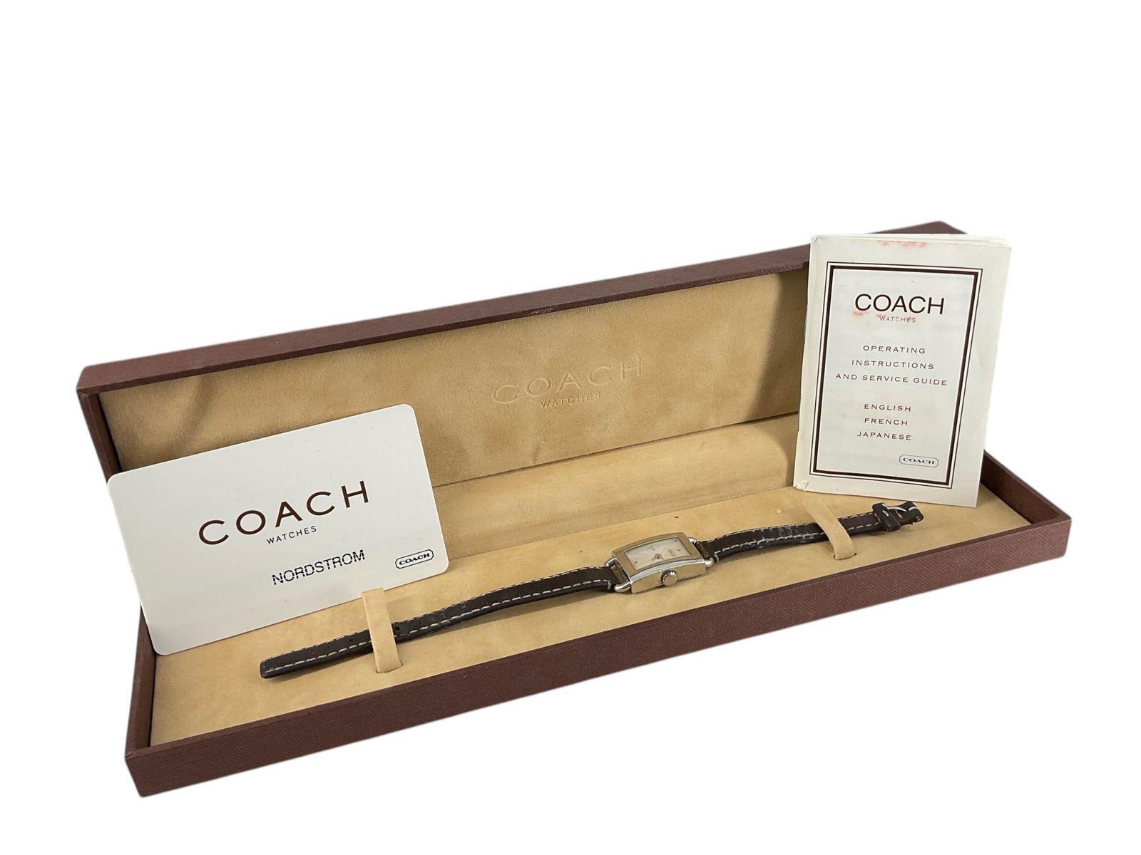 Coach Wrist Watch With Box (1 of 7)