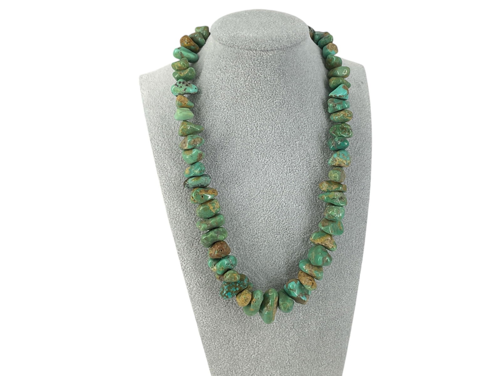 Southwestern Turquoise Stone Necklace (1 of 4)