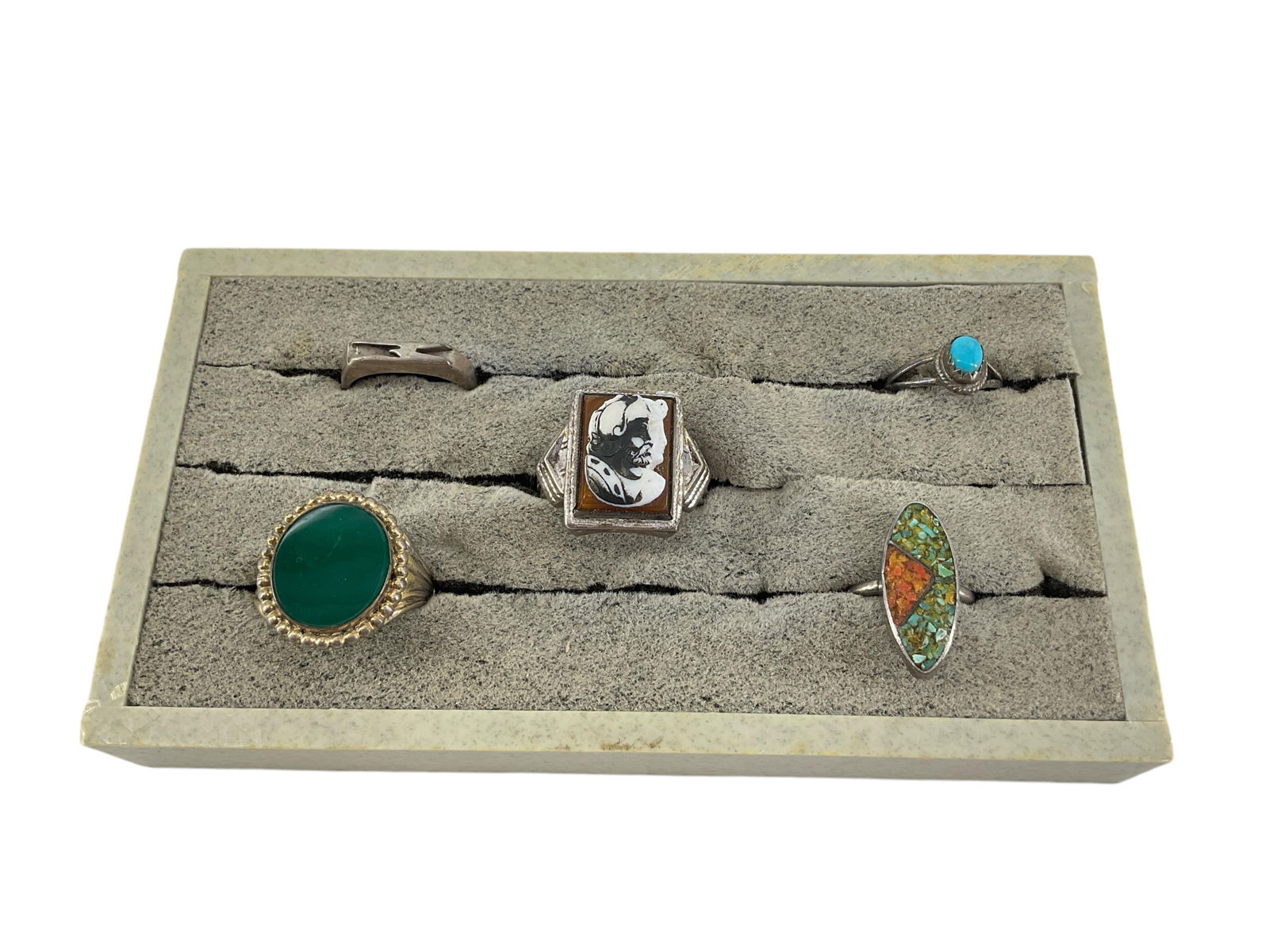 Five Vintage Silver Rings (1 of 10)