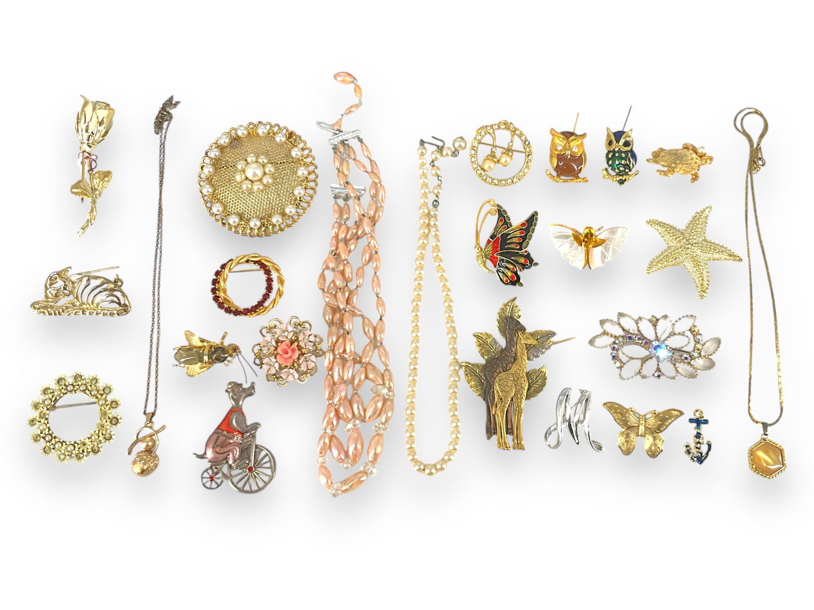 Gold-Tone Vintage Fashion Jewelry Including Signed Danecraft and Sarah Coventry (1 of 12)