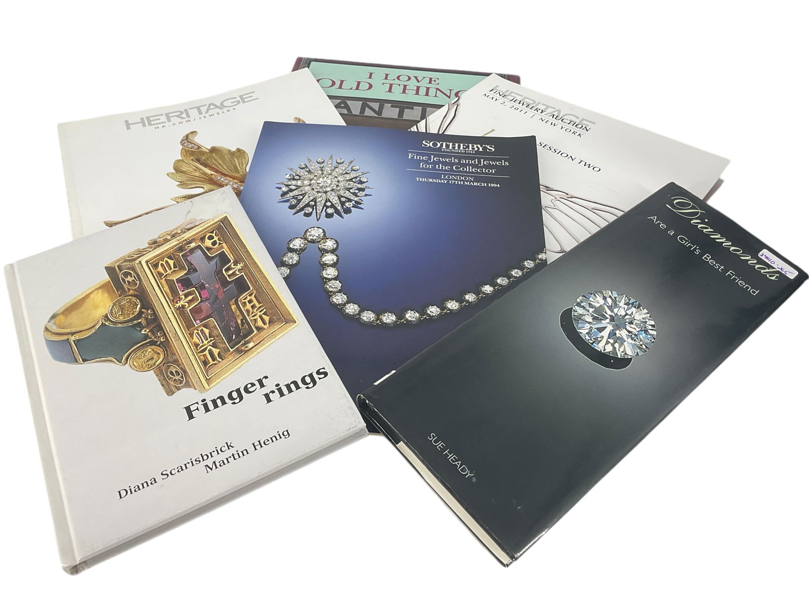 Lovely Hard and Soft-Back Books - "Diamonds - Are a Girl's Best Friend," "Finger Rings," "Sotheby's (1 of 15)