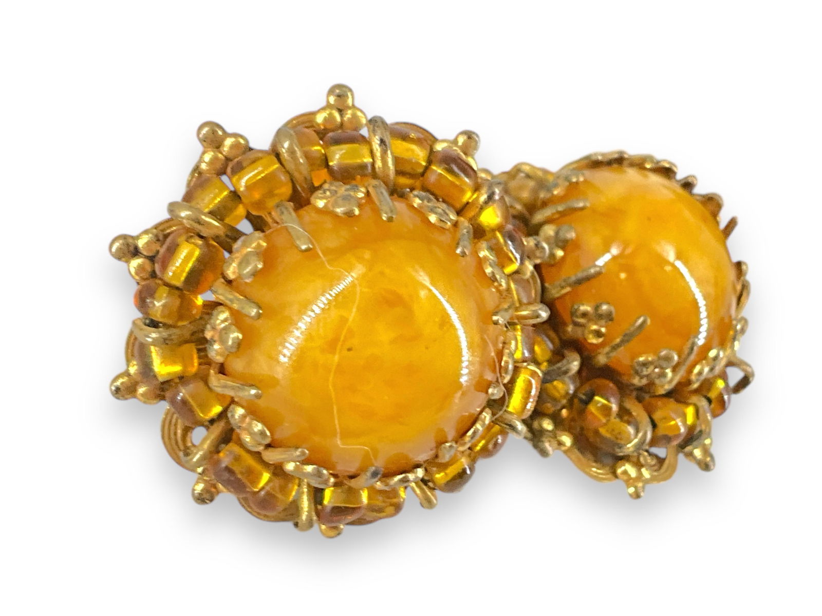 Pair of Vintage Miriam Haskell Earrings (1 of 5)