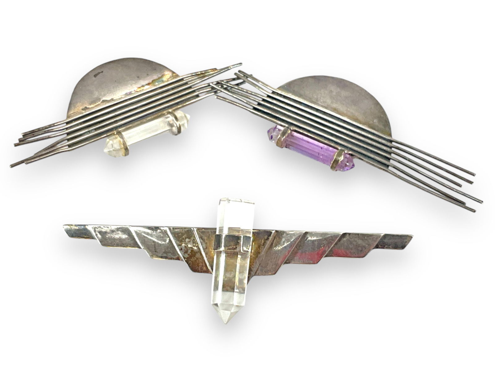 Three Sterling Silver Pins (1 of 6)