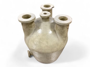 Stoneware Vessel for ?????? 24" H x approx. 18" across the widest point.