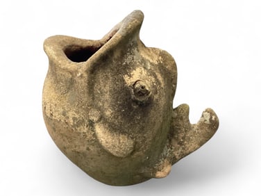 Terra Cotta Fish Planter 10 1/2" H