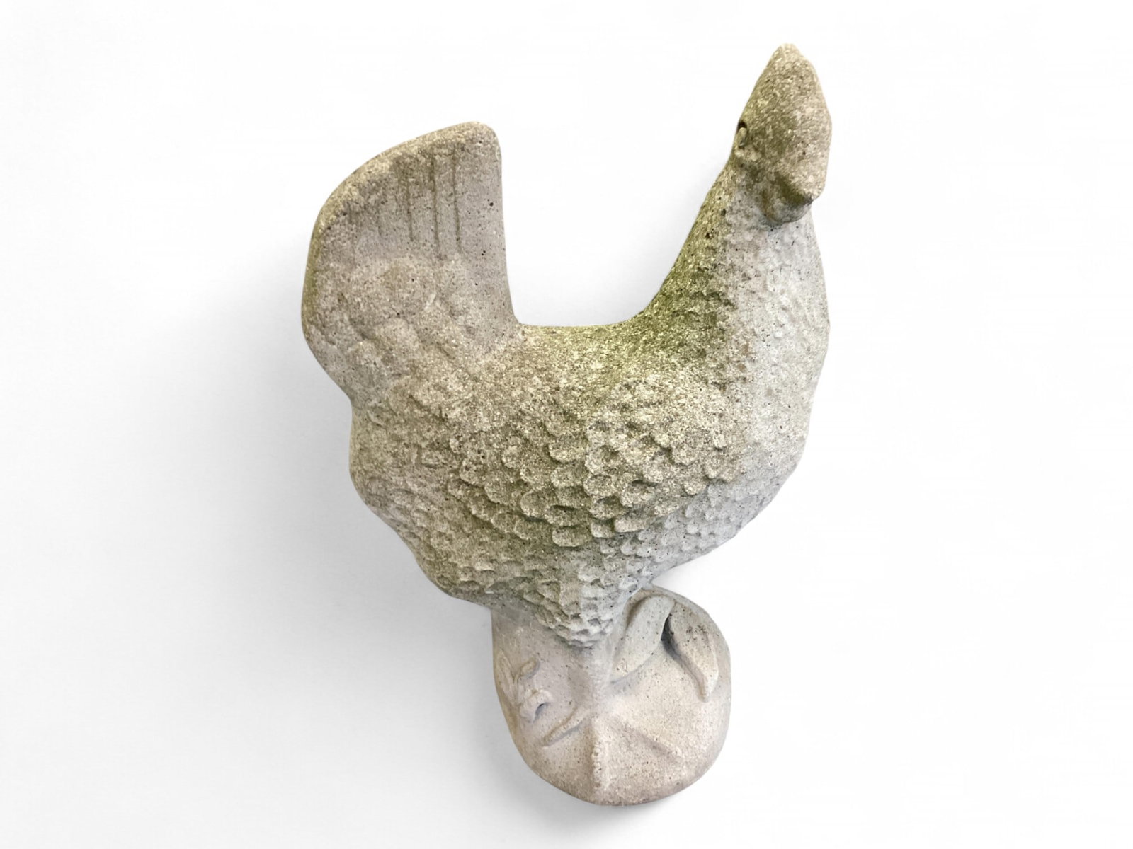 Cement Yard Chicken 15 1/2" H: Cement Yard Chicken 15 1/2" H