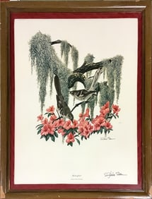 Signed and Registered Lithograph "Mockingbird"