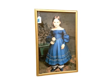 Print on Canvas, Portrait of Little Girl