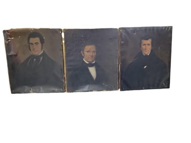 Three Portraits Each picture measures 25" x 30".