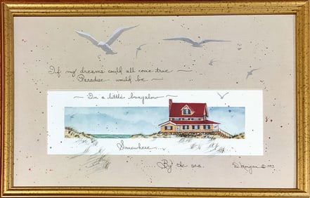 Framed Dream Come True Measures 17.25" x 11.25".