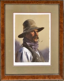 "Desert Barnacle" Print by William Matthews Print measures 17" x 24"; frame measures 28.75" x 34.5".