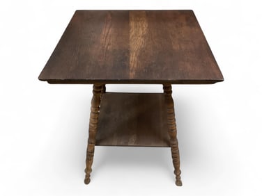 Oak Square Parlor Table 30" H x 30" H x 23 1/2" x 23 1/2"