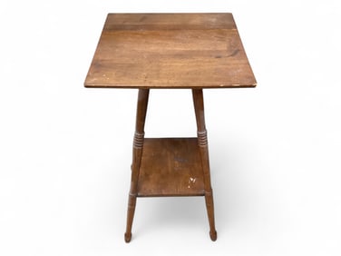 Oak Parlor Table/Plant Stand 29" H x 14" x 14"