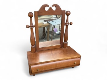 Dresser Top Shaving Vanity 22" H x 17 1/2" W x 9" D