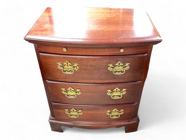 Three Drawer Night Stand 28 1/2 x 24 in. (72.4 x 61 cm.)