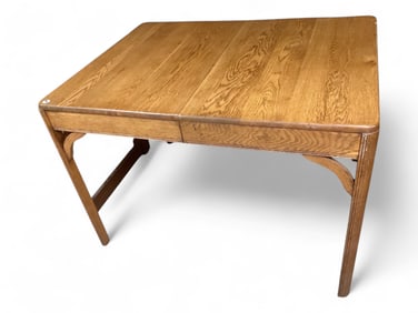 1940s Oak Dining Table 30" H x 44" L x 33" D