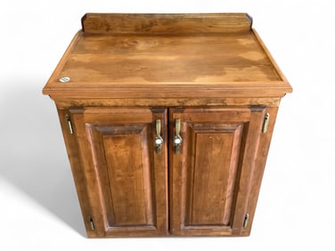 Small 2 Door Cabinet 28" H x 25 1/2" W x 16 1/2" D