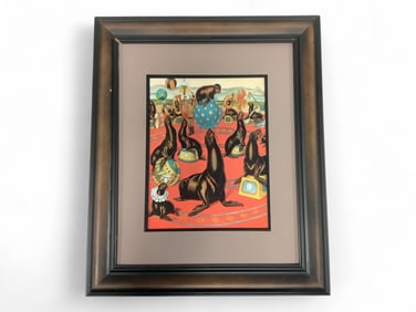 Vintage Circus Framed Poster