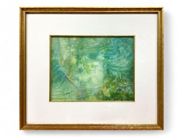 Sandra T. Leukart, Columbus, Ohio 1939-2006, La Reflection de l'eau Nymphe (The Reflection of the