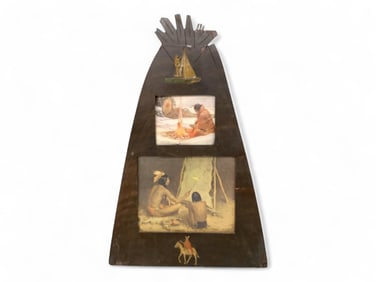 Teepee Shaped Frame and Pictures
