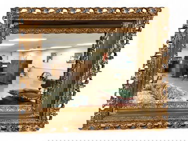 Exquisite Gold Framed Mirror