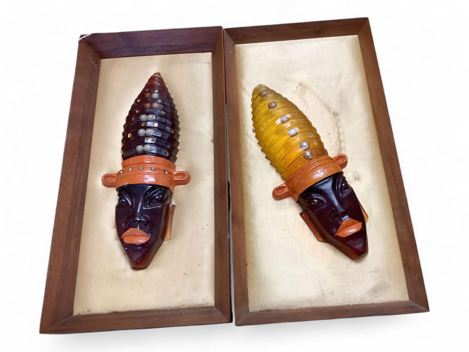 Vintage African Deity Bakelite Art (1 of 6)