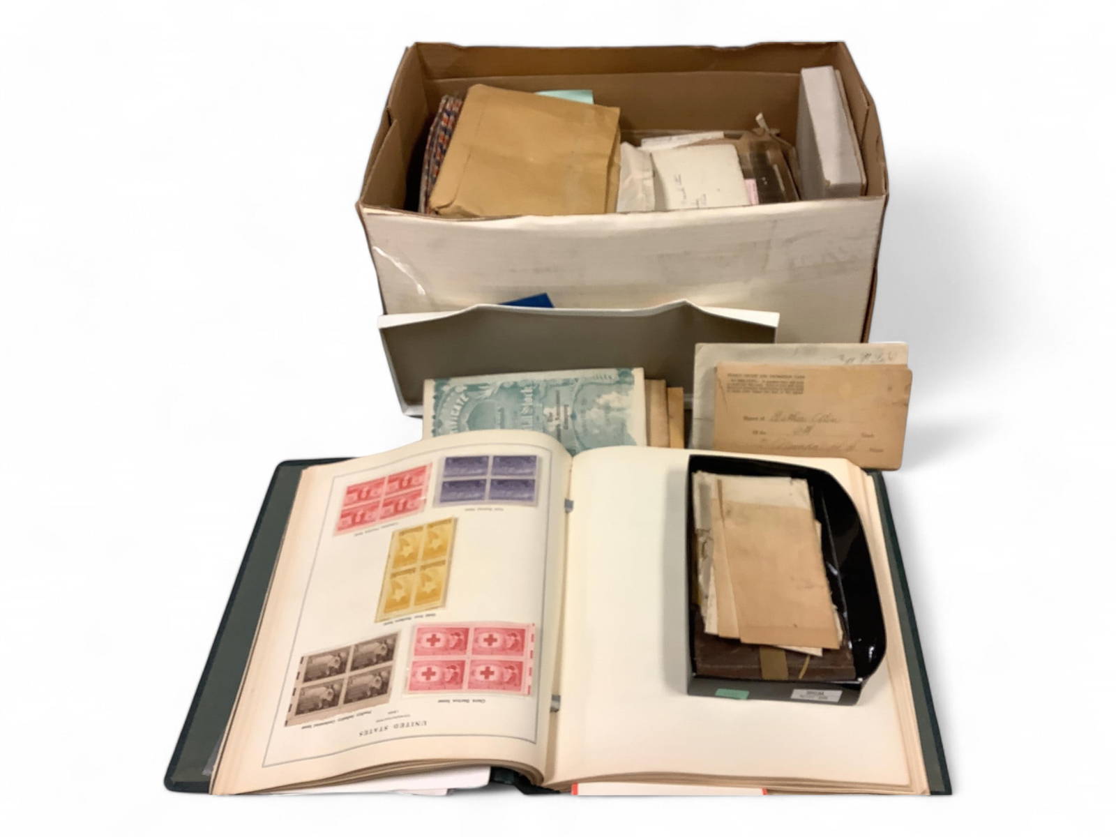 Vintage Stamps And Documents Auction
